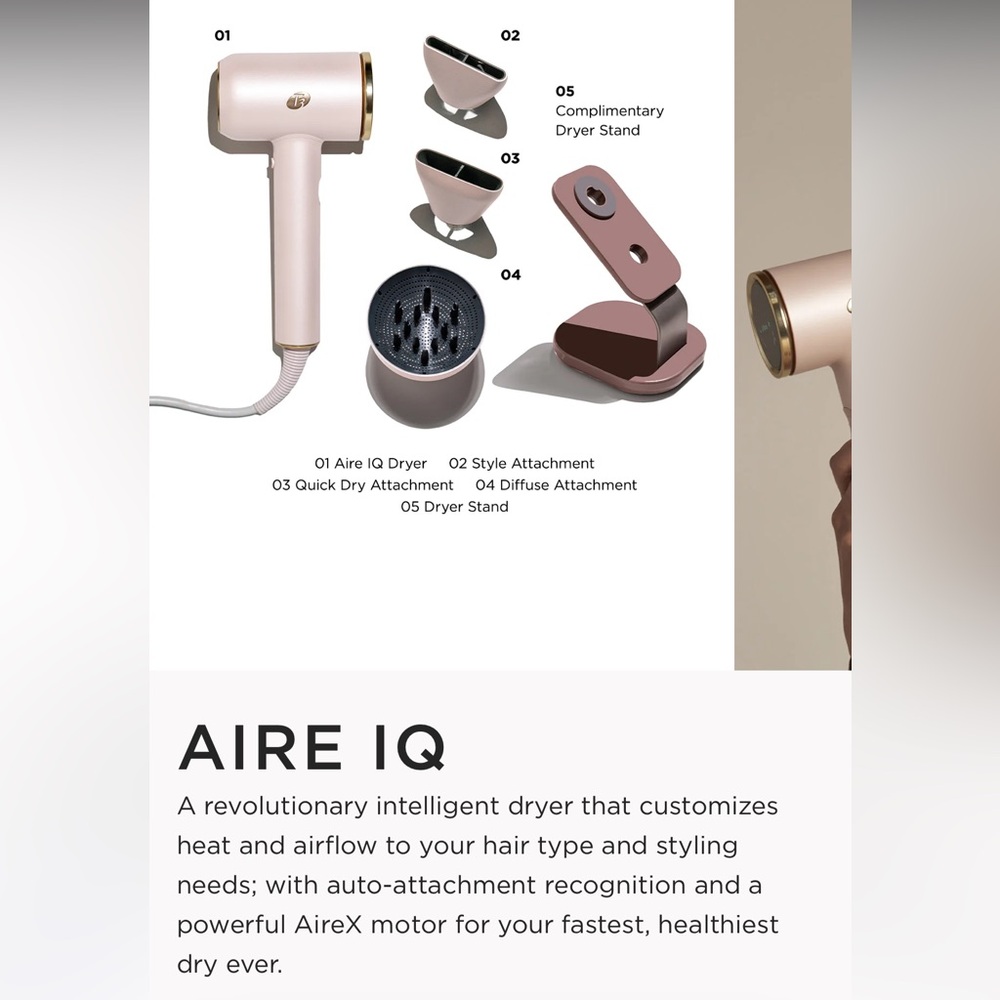 AIRE IQ Pink Hair Dryer
